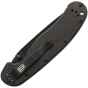 Ontario Knife Co. RAT1 linerlock folder with carbon fiber handle