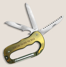 Load image into Gallery viewer, Carabiner Pocket Knife tool