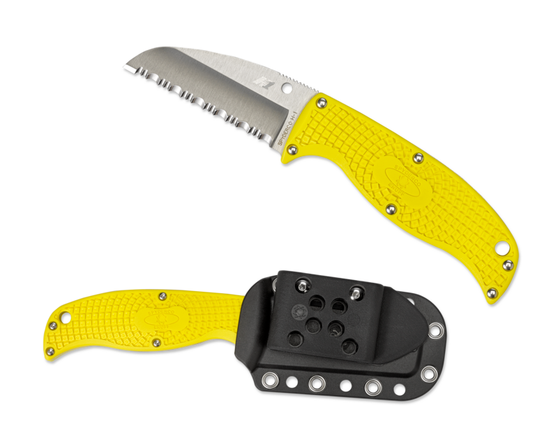 ENUFF™ SALT™ FRN Yellow Sheepfoot, Fixed Blade, diving knife –  Survival-Belt Disaster and Emergency Equipment and Knife Shop