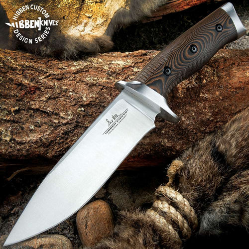 Gil Hibben Tundra Hunter Fixed Blade Knife With Sheath