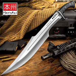 Honshu Spartan Sword And Sheath, Full Tang 23" Tactical Sword