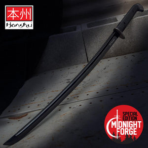 Honshu Boshin Midnight Forge Katana With Scabbard
