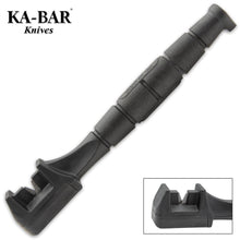 Load image into Gallery viewer, The KA-BAR Knife Sharpener is a portable sharpening tool 