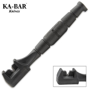 The KA-BAR Knife Sharpener is a portable sharpening tool 