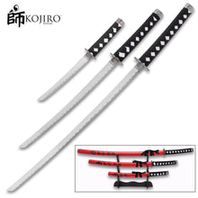 Load image into Gallery viewer, Kojiro Red Ouroboros Three Piece Sword Set