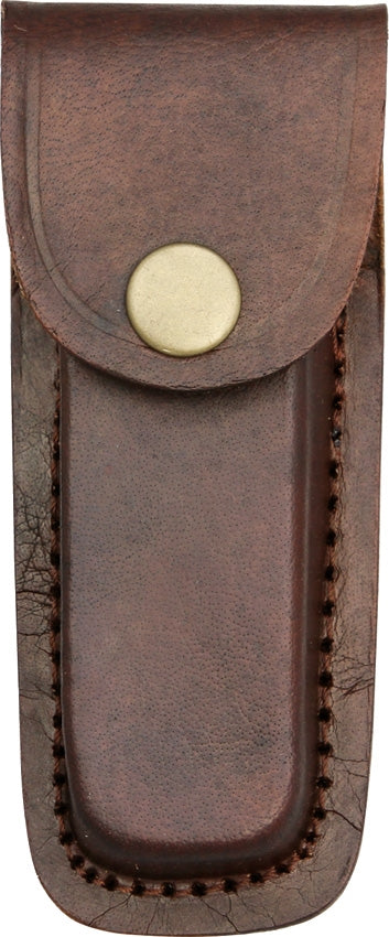 Brown Leather Sheath for 4 inch pocket knives