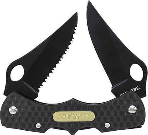 Schrade Double Blade Lockback Folding Knife