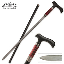 Load image into Gallery viewer, Shikoto Forged Gent Sword Cane