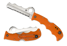 Load image into Gallery viewer, Spyderco Assist Orange Rescue Knife