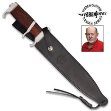 Load image into Gallery viewer, Hibben Sub-hilt bloodwood toothpick Sheath