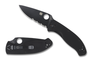 Tenacious™ G-10 Black / Black Blade Folding Pocket Knife