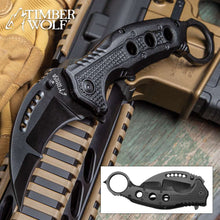 Load image into Gallery viewer, Timber Wolf Karambit Pocket Knife