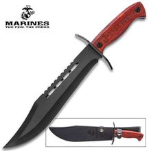 Load image into Gallery viewer, USMC Marine Corp Bowie Knife