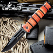 Load image into Gallery viewer, USMC Folding Knife