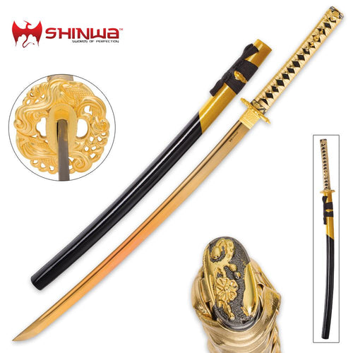 Shinwa Golden Knight Katana Samurai