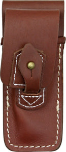 Leather Belt Sheath for 4-1/2" pocket knives